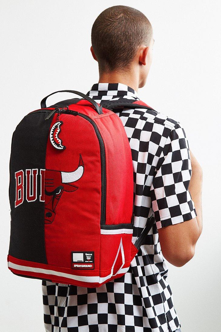 Sprayground X Nba Chicago Bulls Split Backpack in Black for Men Lyst